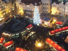 Kerstvieren in Praag