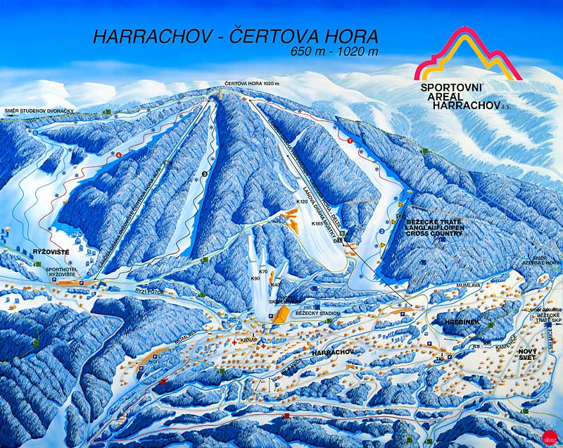 Skikaart Harrachov